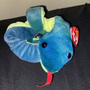 Beanie Baby TY Hissy the snake